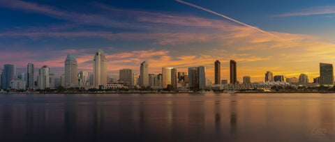 San Diego Skyline   Twilight