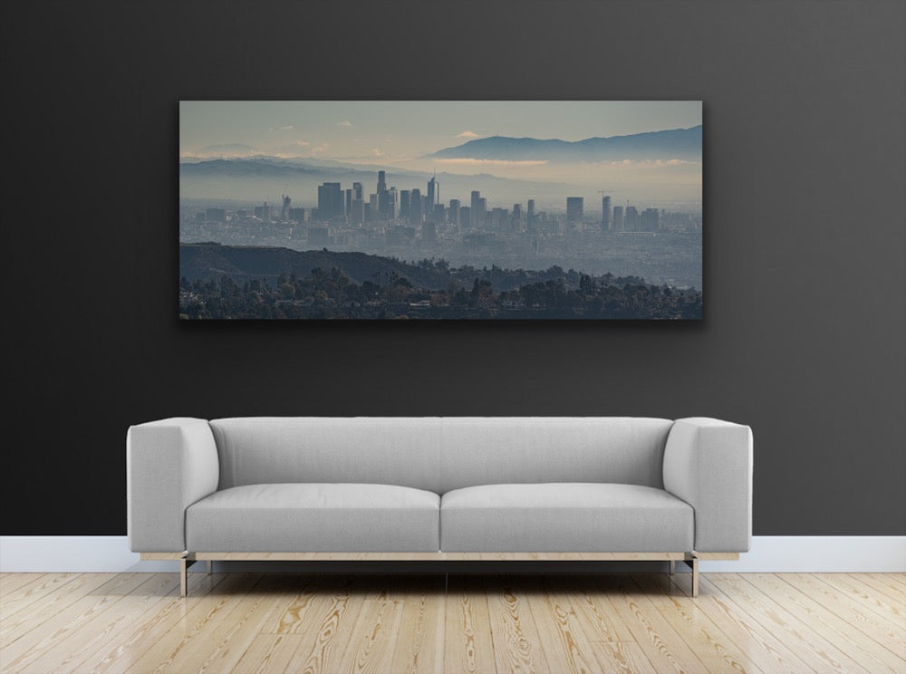 Hazy LA Skyline