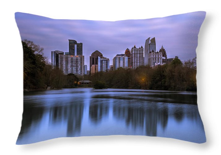 Atlanta Skyline - Piedmont Park - Throw Pillow