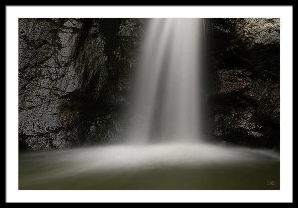 Eaton Canyon Waterfall - Closeup - Framed Print