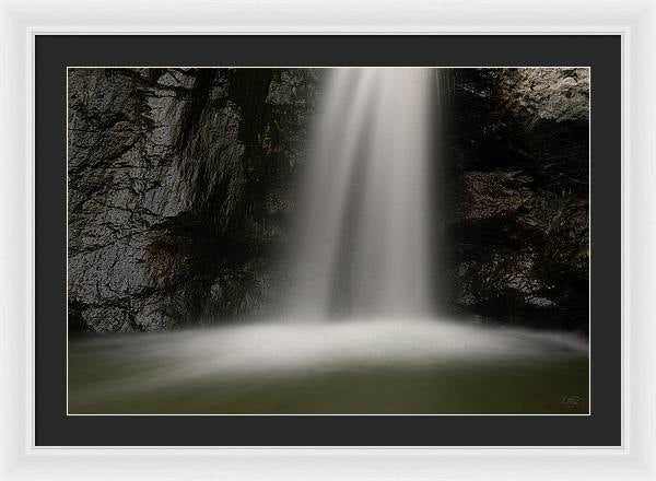 Eaton Canyon Waterfall - Closeup - Framed Print