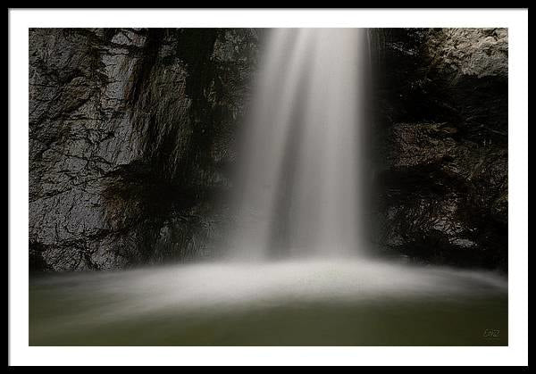 Eaton Canyon Waterfall - Closeup - Framed Print