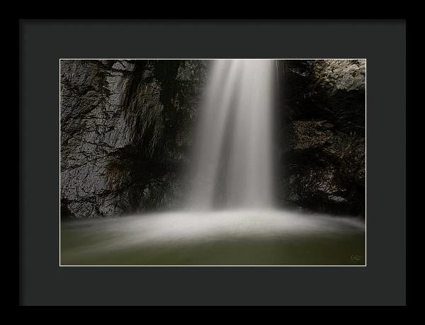 Eaton Canyon Waterfall - Closeup - Framed Print