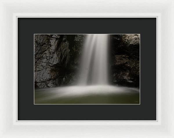 Eaton Canyon Waterfall - Closeup - Framed Print
