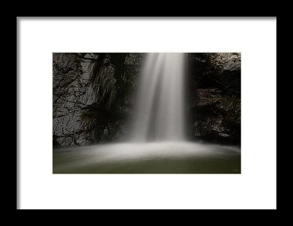 Eaton Canyon Waterfall - Closeup - Framed Print