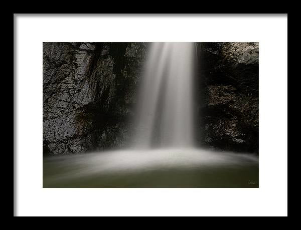 Eaton Canyon Waterfall - Closeup - Framed Print