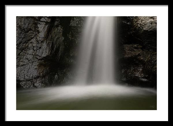 Eaton Canyon Waterfall - Closeup - Framed Print