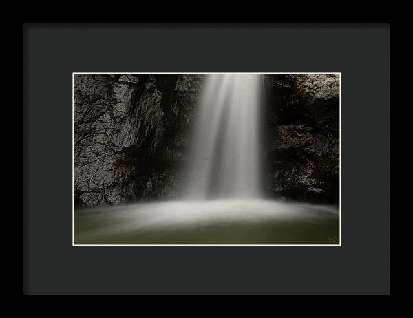 Eaton Canyon Waterfall - Closeup - Framed Print
