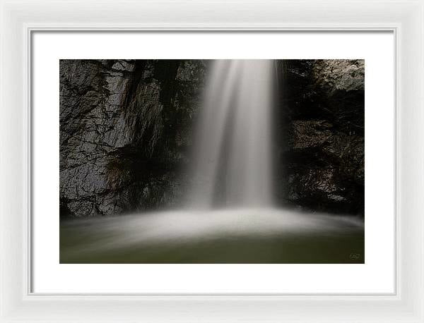 Eaton Canyon Waterfall - Closeup - Framed Print