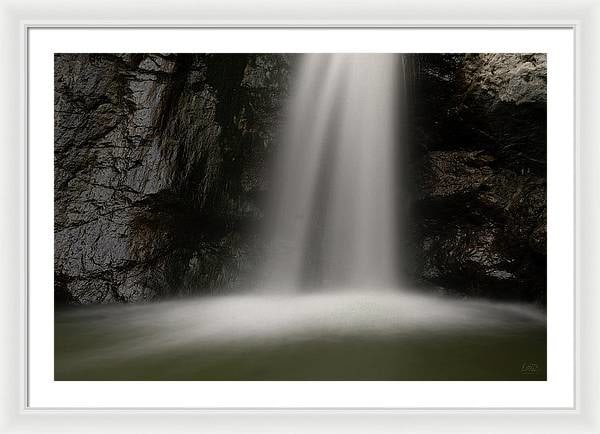 Eaton Canyon Waterfall - Closeup - Framed Print