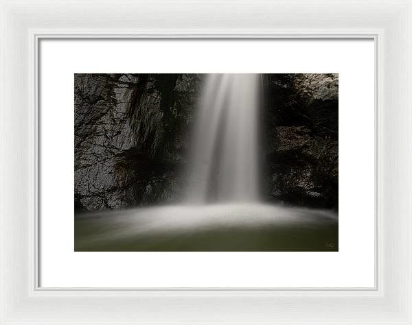 Eaton Canyon Waterfall - Closeup - Framed Print