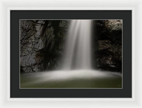 Eaton Canyon Waterfall - Closeup - Framed Print