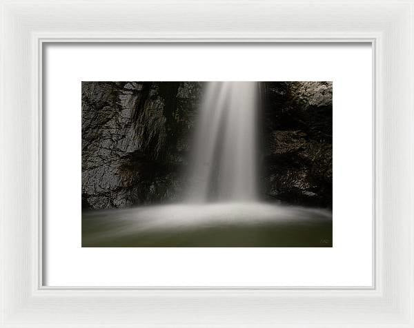 Eaton Canyon Waterfall - Closeup - Framed Print
