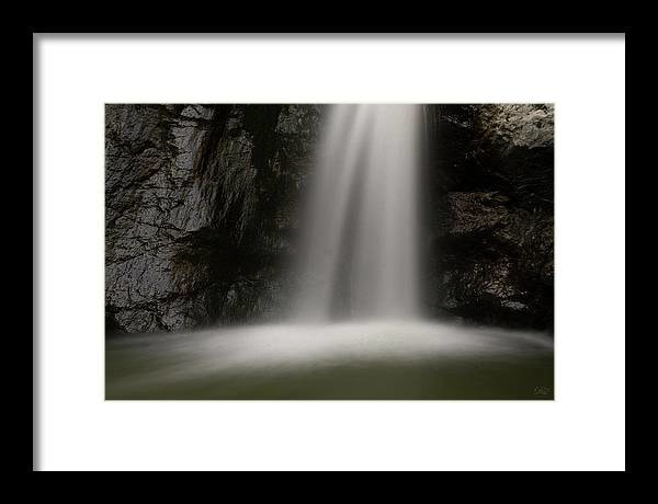 Eaton Canyon Waterfall - Closeup - Framed Print