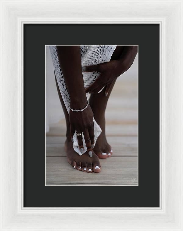 Hands and Feet - Framed Print