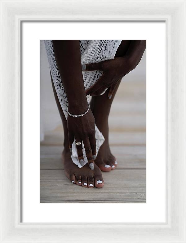 Hands and Feet - Framed Print