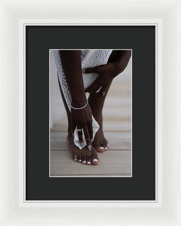 Hands and Feet - Framed Print