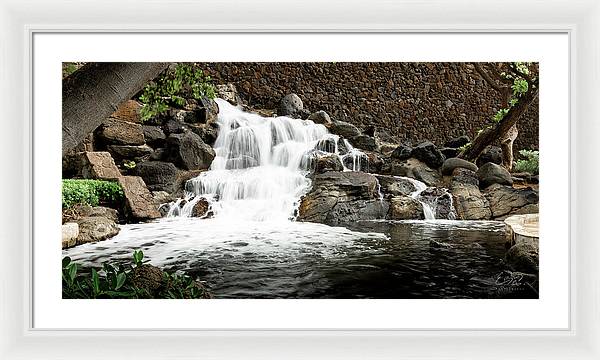Hawaii Waterfall - Framed Print
