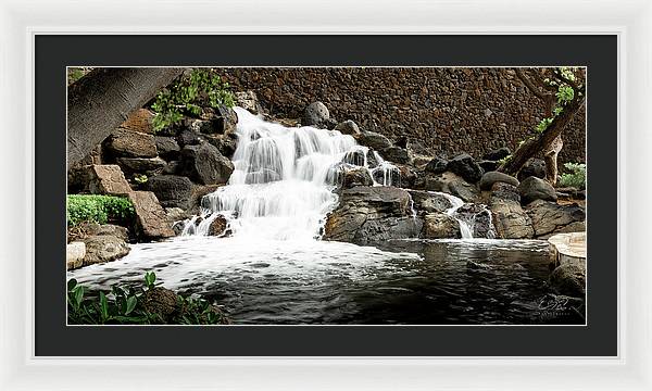 Hawaii Waterfall - Framed Print