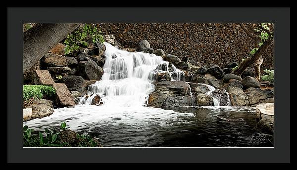 Hawaii Waterfall - Framed Print
