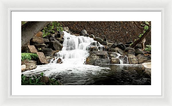 Hawaii Waterfall - Framed Print