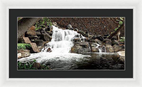 Hawaii Waterfall - Framed Print