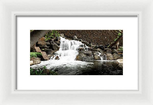 Hawaii Waterfall - Framed Print
