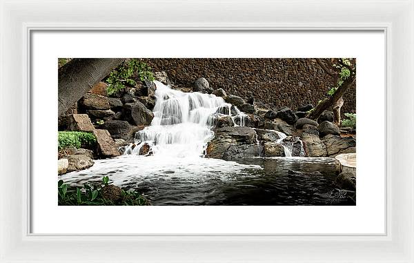 Hawaii Waterfall - Framed Print