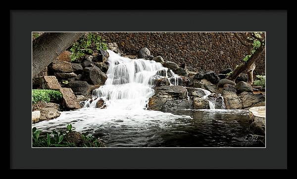 Hawaii Waterfall - Framed Print