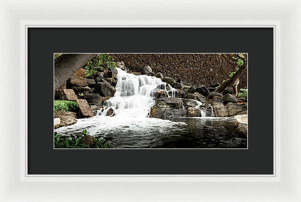 Hawaii Waterfall - Framed Print