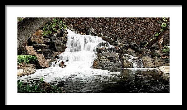 Hawaii Waterfall - Framed Print