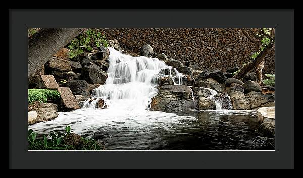 Hawaii Waterfall - Framed Print