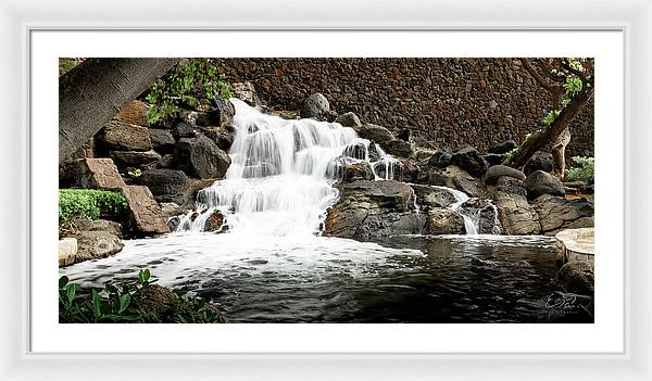 Hawaii Waterfall - Framed Print