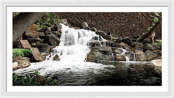 Hawaii Waterfall - Framed Print