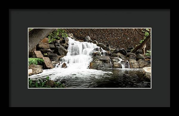 Hawaii Waterfall - Framed Print