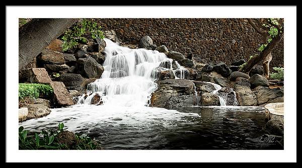Hawaii Waterfall - Framed Print