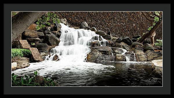 Hawaii Waterfall - Framed Print