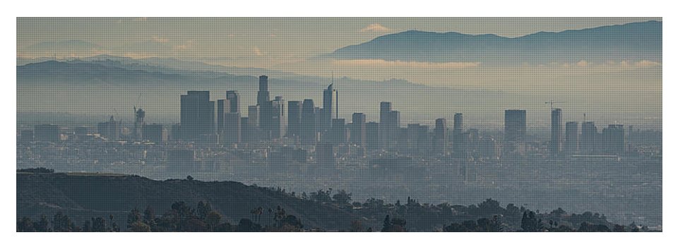Hazy LA Skyline - Yoga Mat