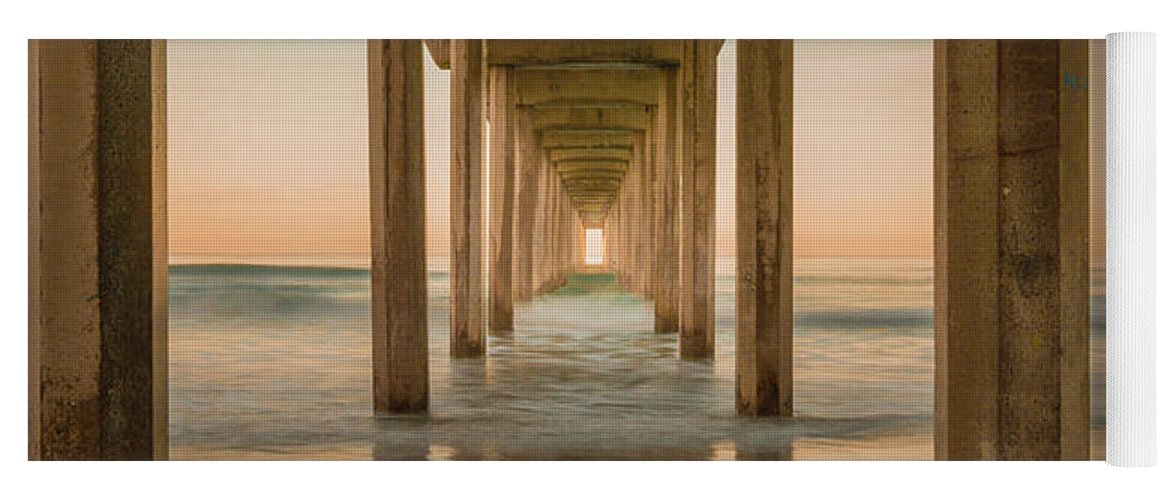 San Diego Pier - Tunnel View Golden Hour - Yoga Mat