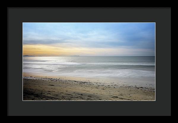Serene Beach Vibes - Framed Print