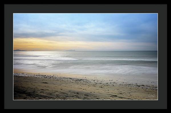 Serene Beach Vibes - Framed Print