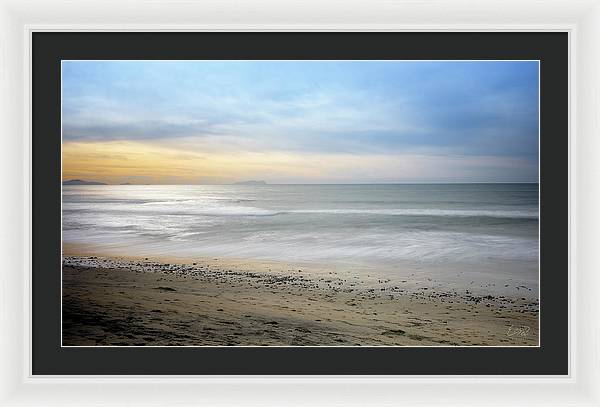Serene Beach Vibes - Framed Print
