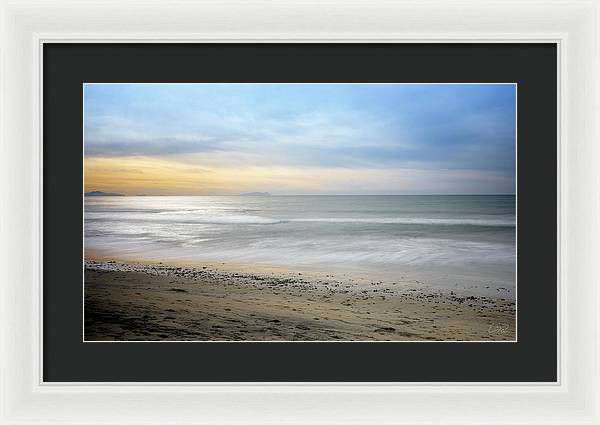 Serene Beach Vibes - Framed Print