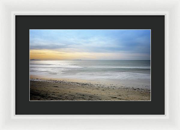 Serene Beach Vibes - Framed Print