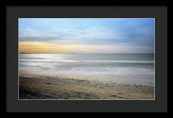 Serene Beach Vibes - Framed Print