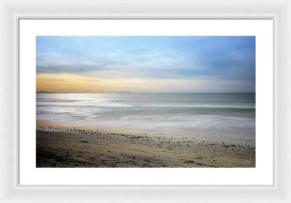 Serene Beach Vibes - Framed Print