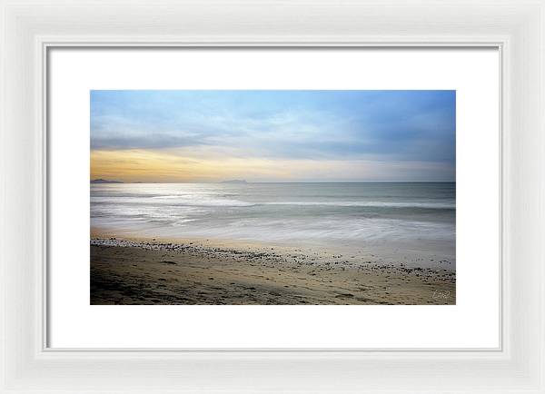 Serene Beach Vibes - Framed Print