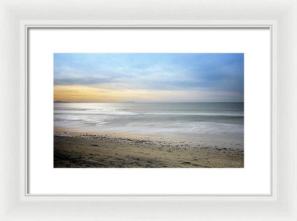Serene Beach Vibes - Framed Print