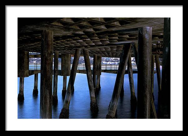 Under Santa Monica Pier - Framed Print