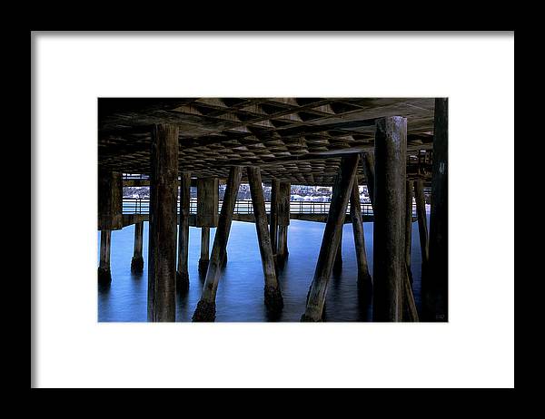 Under Santa Monica Pier - Framed Print